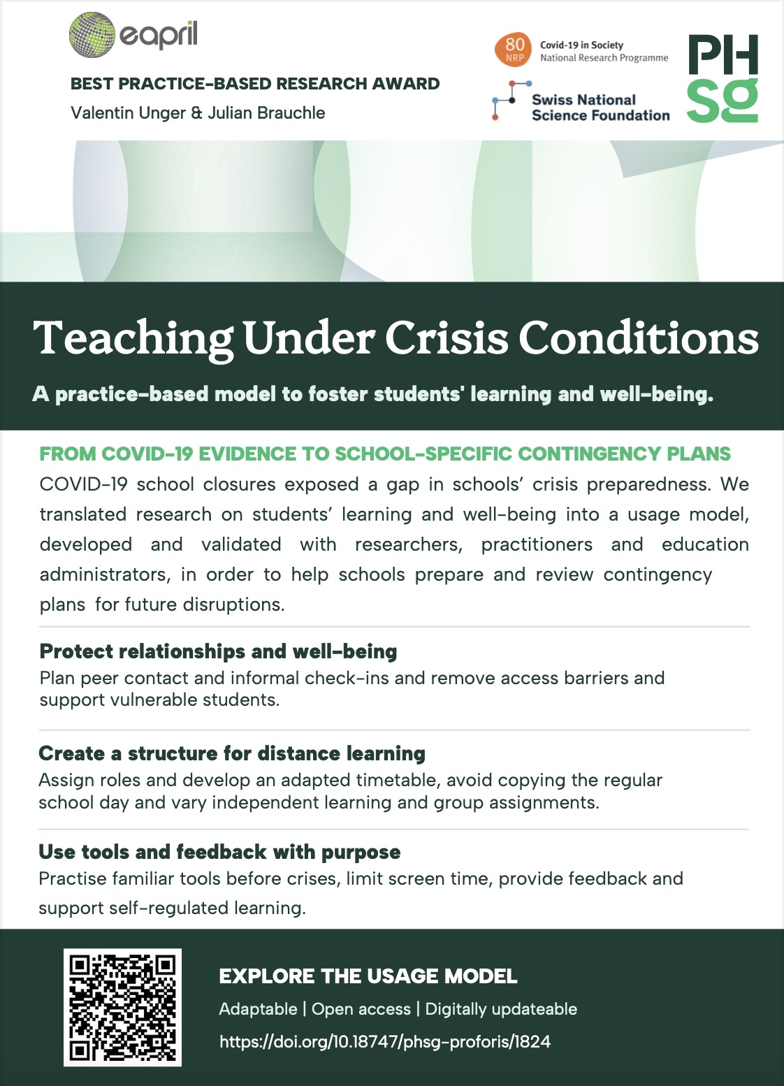 Flyer Teaching Under Crisis Conditions
